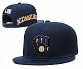 Brewers Team Logo Navy Adjustable Hat GS,baseball caps,new era cap wholesale,wholesale hats